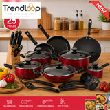 PRESTIGE CLASSIQUE NON-STICK COOKWARE SET - 25 PIECE