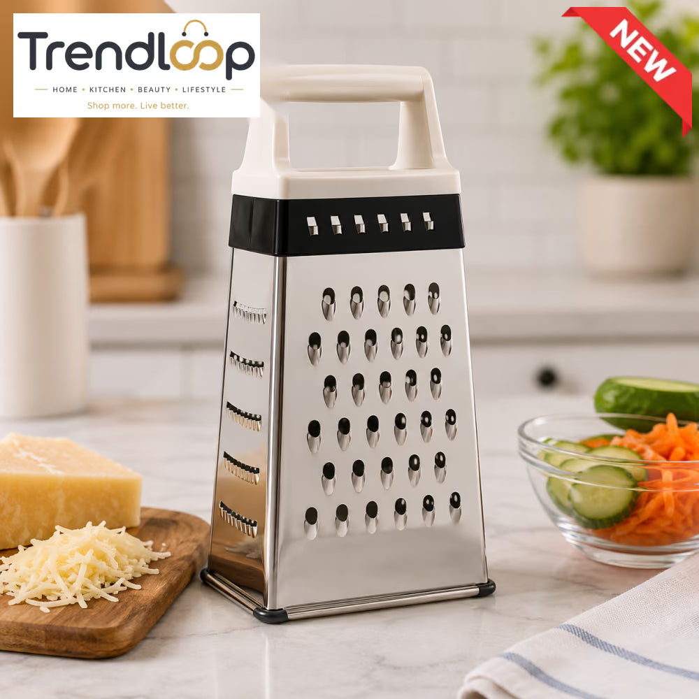 PRESTIGE 4-SIDED STAINLESS STEEL BOX GRATER