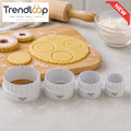 PRESTIGE 4-PIECE ROUND PLASTIC PASTRY CUTTER SET