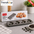 PRESTIGE 4-CAVITY MINI DONUT PAN – NON-STICK BAKEWARE