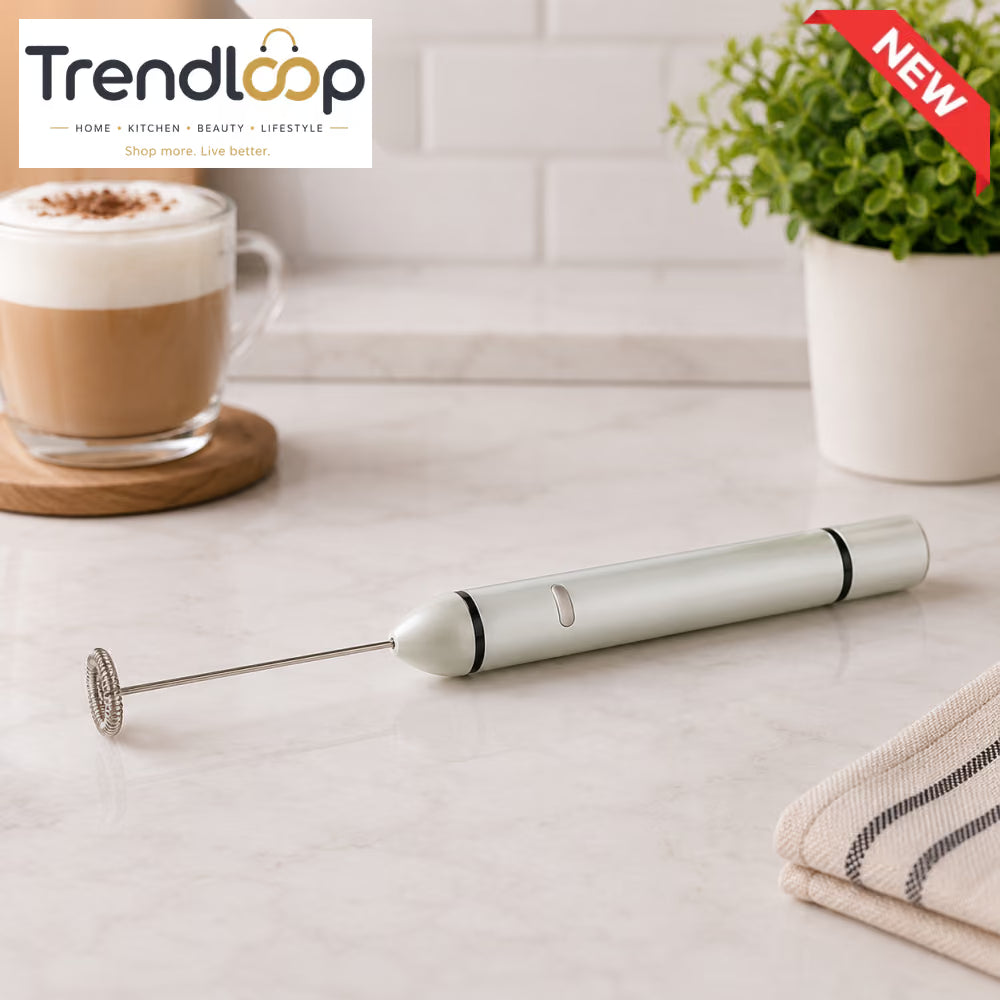 PRESTIGE HANDHELD ELECTRIC COFFEE FROTHER – PORTABLE MILK FOAM MAKER