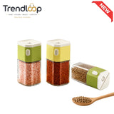 PRESS &amp; POUR SPICE DISPENSER SET -1 PCS
