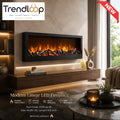MODERN LINEAR LED ELECTRIC FIREPLACE