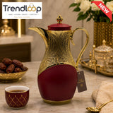 LUXURY INSULATED ARABIC COFFEE & TEA THERMOS – 1.0 LITRE