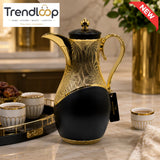 LUXURY INSULATED ARABIC COFFEE & TEA THERMOS – 1.0 LITRE