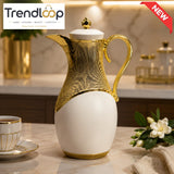 LUXURY INSULATED ARABIC COFFEE & TEA THERMOS – 1.0 LITRE