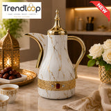 LUXURY ARABIC VACUUM INSULATED COFFEE DALLAH 1.0 LITER 1-piece
