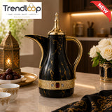 LUXURY ARABIC VACUUM INSULATED COFFEE DALLAH 1.0 LITER 1-piece