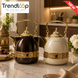 LUXURY ARABIC VACUUM INSULATED THERMAL DALLAH  1.0 LITER 1-PIECE