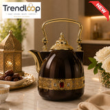 LUXURY ARABIC VACUUM INSULATED THERMAL DALLAH  1.0 LITER 1-PIECE