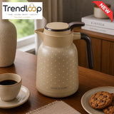 VACUUM INSULATED HOT & COLD FLORAL THERMAL JUG 1.5 LITER 1-PIECE