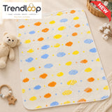 HAPPIMUMS BABY PLUSH SLEEPING BLANKET DOUBLE PLY SPACE DREAM  110 × 80 CM - CREAM