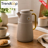 VACUUM INSULATED HOT & COLD THERMAL JUG – BLACK 1.0 LITER 1-PIECE