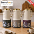 VACUUM INSULATED HOT & COLD FLORAL THERMAL JUG 1.0 LITER 1-PIECE