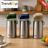 STAINLESS STEEL VACUUM INSULATED AIRPOT DISPENSER 3.0 LITER 1-PIECE