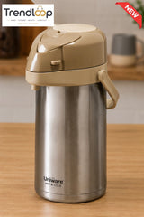 STAINLESS STEEL VACUUM INSULATED AIRPOT DISPENSER 3.0 LITER 1-PIECE