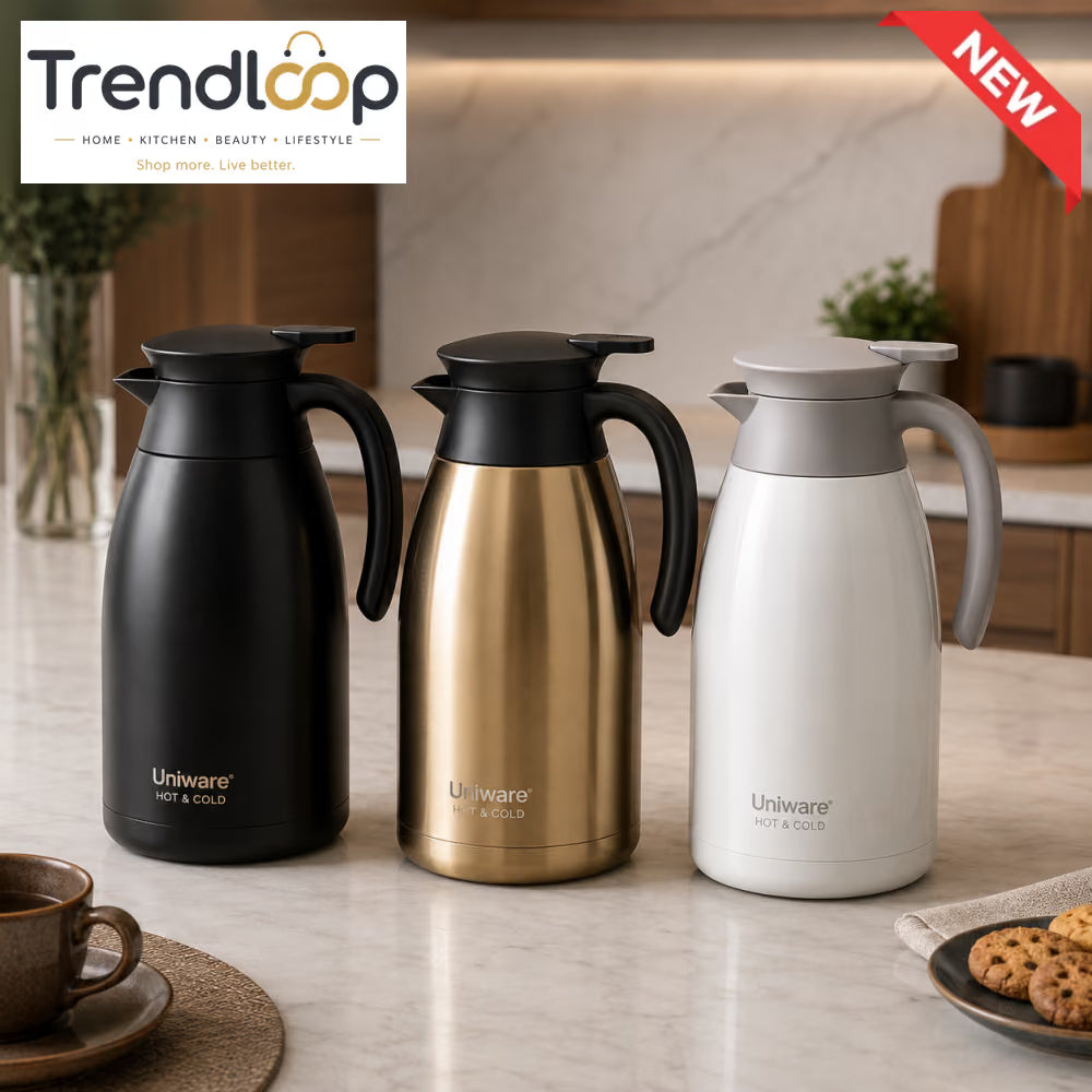 VACUUM INSULATED HOT & COLD THERMAL CARAFE  1.0L 1-PIECE