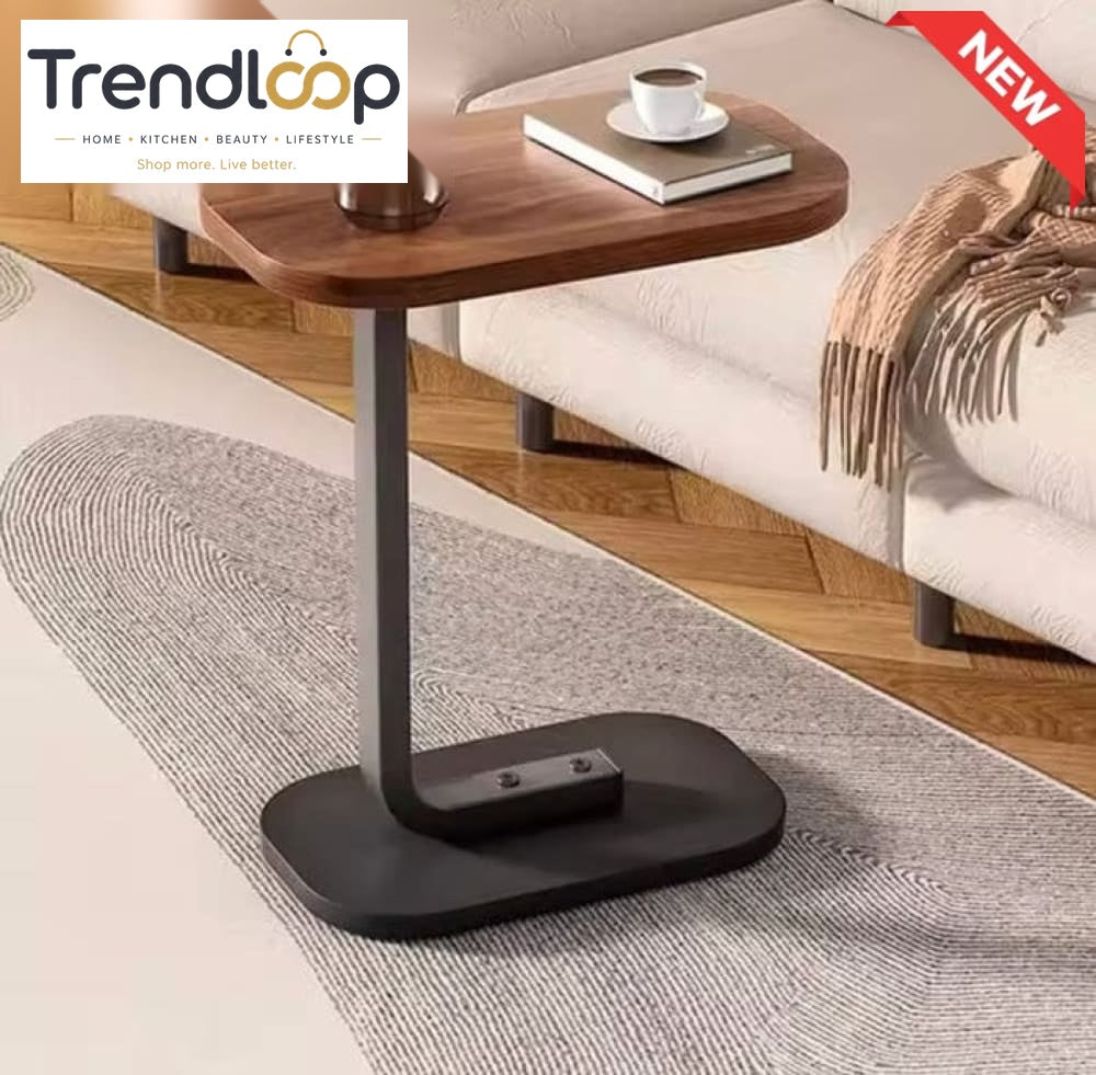 C-SHAPED SIDE TABLE