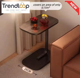 C-SHAPED SIDE TABLE