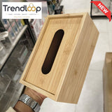WOODEN TISSUE BOX COVER