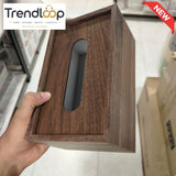WOODEN TISSUE BOX COVER