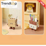 CARTOON COOKIE DESK ORGANIZER & PEN HOLDER STORAGE BOX