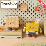 CARTOON COOKIE DESK ORGANIZER & PEN HOLDER STORAGE BOX