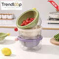 DUAL-LAYER KITCHEN COLANDER AND MIXING BOWL SET