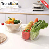DUAL-LAYER KITCHEN COLANDER AND MIXING BOWL SET