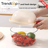 DUAL-LAYER KITCHEN COLANDER AND MIXING BOWL SET