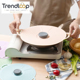 MULTI-SIZE REUSABLE SILICONE POT LID COVER SET – 5 PIECES FOOD FRESHNESS SEALING COVERS