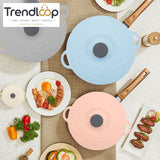 MULTI-SIZE REUSABLE SILICONE POT LID COVER SET – 5 PIECES FOOD FRESHNESS SEALING COVERS