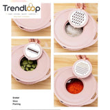 MULTIFUNCTIONAL STAINLESS STEEL STRAINER & DRAIN BASKET BOWL SET