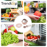 MULTIFUNCTIONAL STAINLESS STEEL STRAINER & DRAIN BASKET BOWL SET