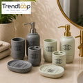 NORDIC CERAMIC BATHROOM VANITY SET – 4 PIECE LUXURY COLLECTION