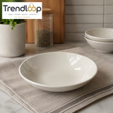 DANNY HOME PORCELAIN DEEP SOUP PLATE 20 × 5 CM CLASSIC WHITE SF41-3