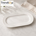 DANNY HOME 12.5" PORCELAIN OVAL PLATE – BW22-13