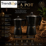 PREMIUM SPECKLED MOKA POT ESPRESSO MAKER