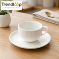 DANNY HOME 6 PIECE OPAL GLASS CUP & SAUCER SET 250ML – BW20-136-10
