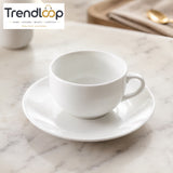 DANNY HOME 6 PIECE OPAL GLASS CUP & SAUCER SET – BW20-134-2