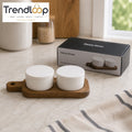 DANNY HOME OPAL GLASS SALT & PEPPER SHAKER SET – BW20-101