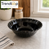 DANNY HOME BLACK OPAL GLASS SALAD BOWL 7 INCH – BLHKW70