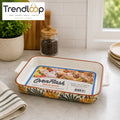 DANNY HOME DECORATIVE RECTANGULAR CERAMIC SERVING & BAKEWARE DISH 30.5 CM – ASC008-KP2
