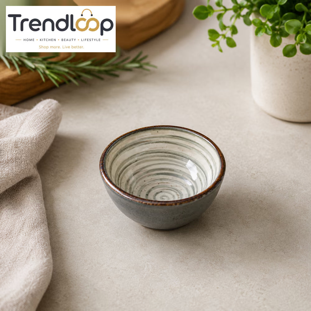 DANNY HOME REACTIVE GLAZE STONEWARE DIP BOWL 3.75 INCH – 375DGW 2018