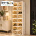 SPACE-SAVING 9-COMPARTMENT FOLDABLE SHOE STORAGE CABINET