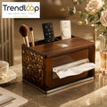 GLACIER PATTERN REMOTE CONTROL & TISSUE ORGANIZER BOX