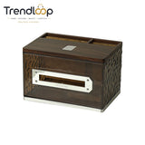 GLACIER PATTERN REMOTE CONTROL & TISSUE ORGANIZER BOX