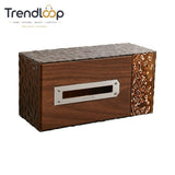 LUXURY WALL-MOUNTED TOILET PAPER & TISSUE STORAGE BOX