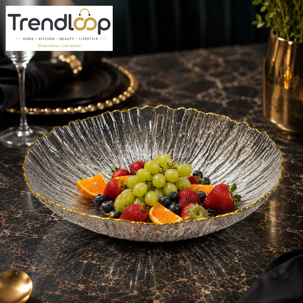 PREMIUM CRYSTAL FRUIT SERVING PLATTER