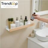 PREMIUM NO-DRILL WALL-MOUNT BATHROOM & KITCHEN STORAGE SHELF